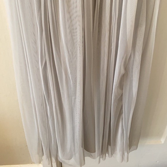 ASOS Maya Deluxe sequin silver gray maxi bridesmaid dress 2 - Picture 8 of 17